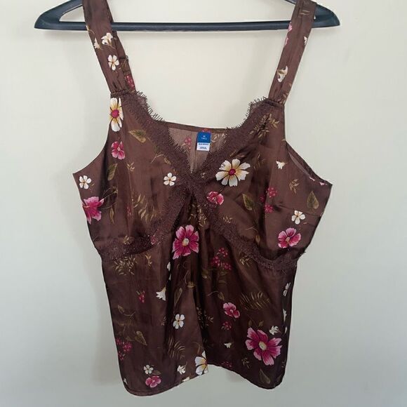 Old Navy silky v-neck sleeveless top - Picture 1 of 4